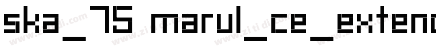 ska_75 marul_ce_extend字体转换